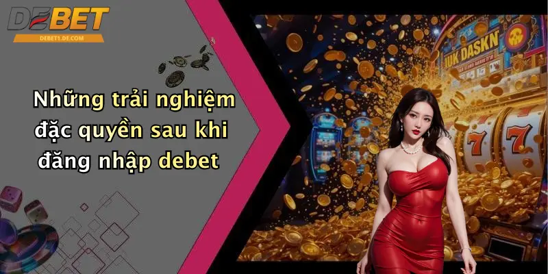 Đăng Nhập Debet: Trải Nghiệm Giải Trí Sôi Động Mỗi Ngày Những trải nghiệm đặc quyền sau khi đăng nhập debet