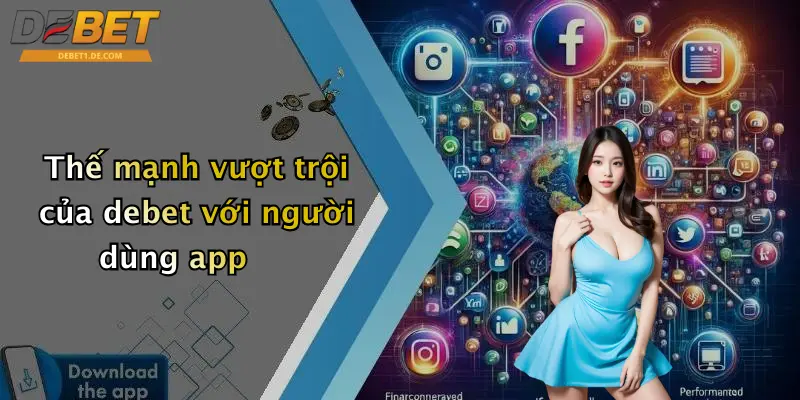 Tải App Debet: Đắm Chìm Thế Giới Cá Cược, Giải Trí Mọi Lúc Mọi Nơi Thế mạnh vượt trội của debet với người dùng app